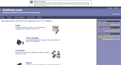 Desktop Screenshot of antihum.com